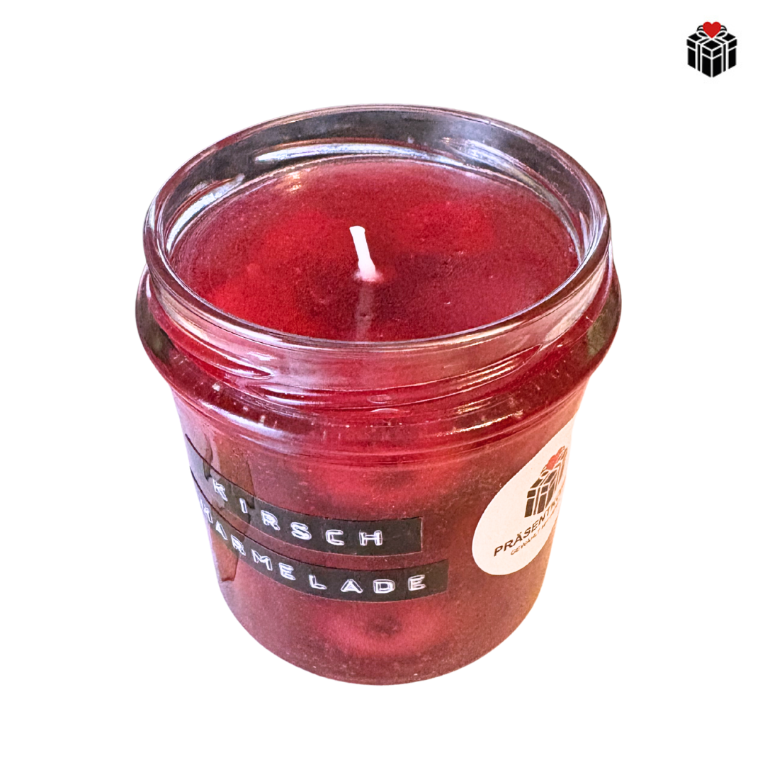 KIRSCH-MARMELADEN-KERZE