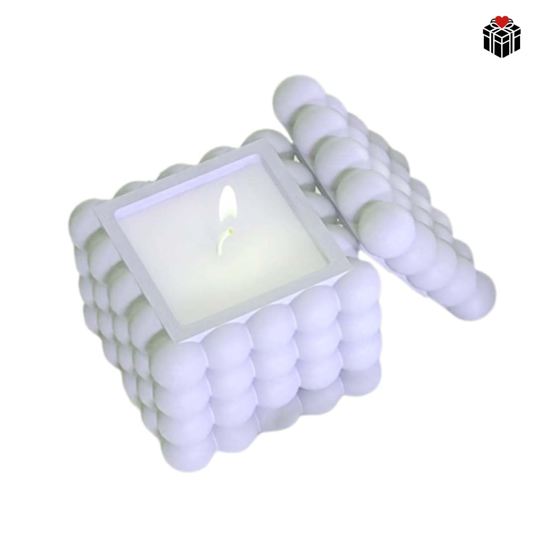 BUBBLE-BEHAELTER-KERZE