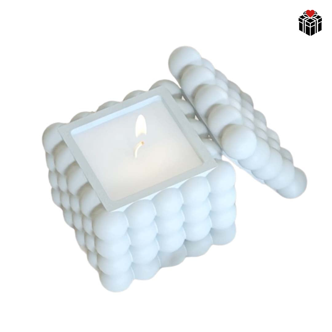 BUBBLE-BEHAELTER-KERZE