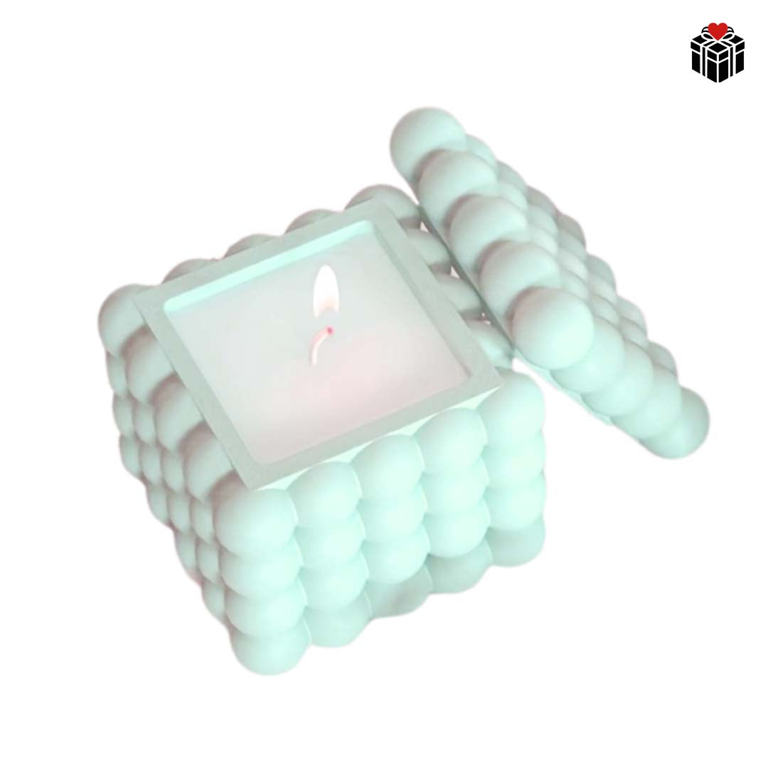 BUBBLE-BEHAELTER-KERZE