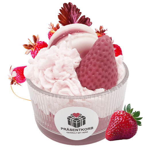 ERDBEER-DESSERT-KERZE