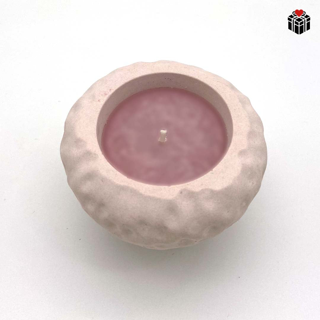 ERDBEERBEHÄLTER + KERZE