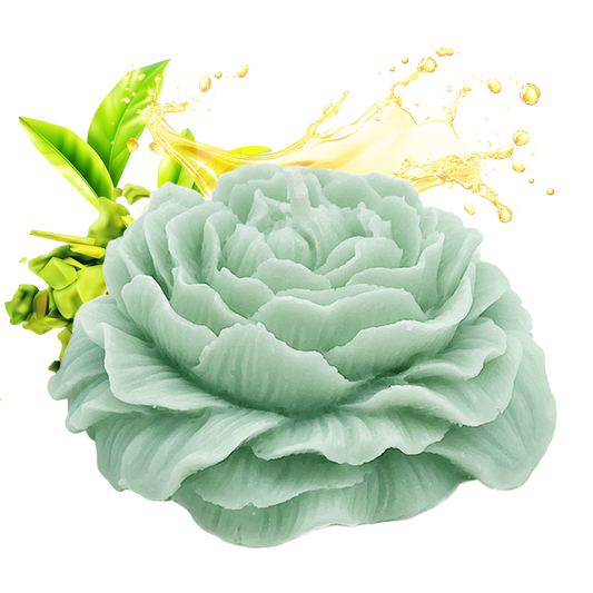 GRÜNER-TEE-ROSENKERZE