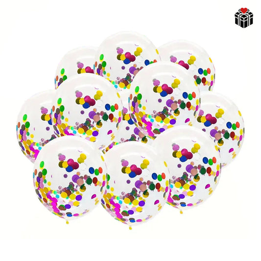 KONFETTI-LUFTBALLONS 10er-PACK