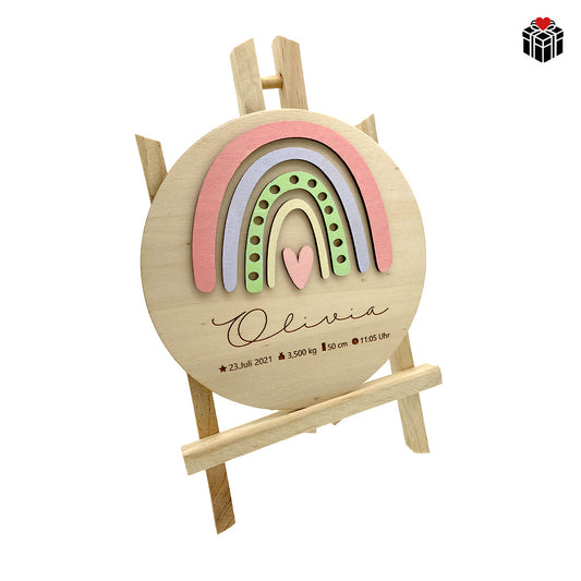 REGENBOGEN-BABYTAFEL