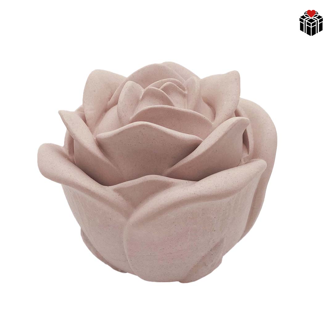 ROSENBEHÄLTER + KERZE