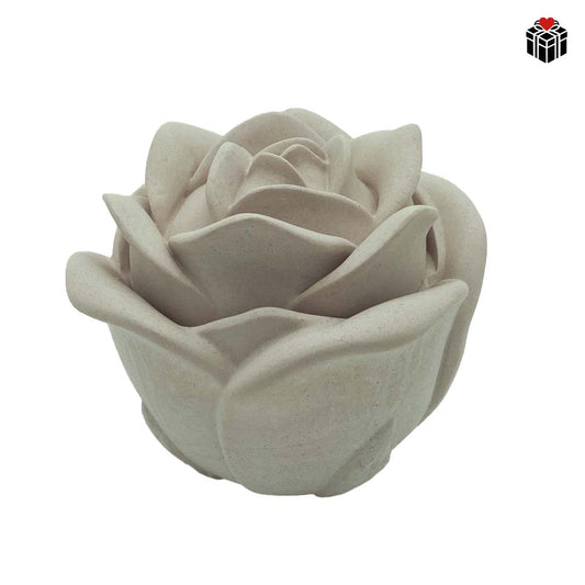 ROSENBEHÄLTER + KERZE