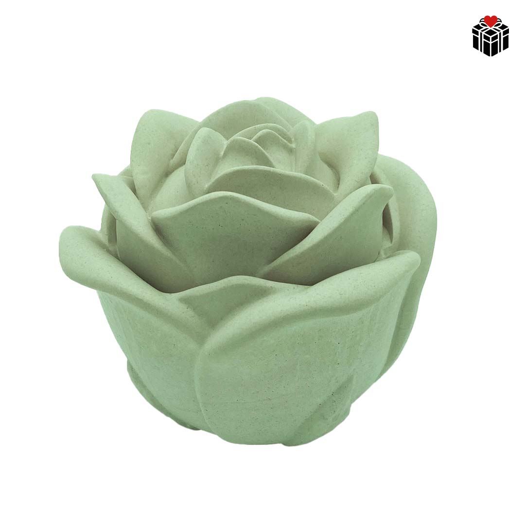 ROSENBEHÄLTER + KERZE