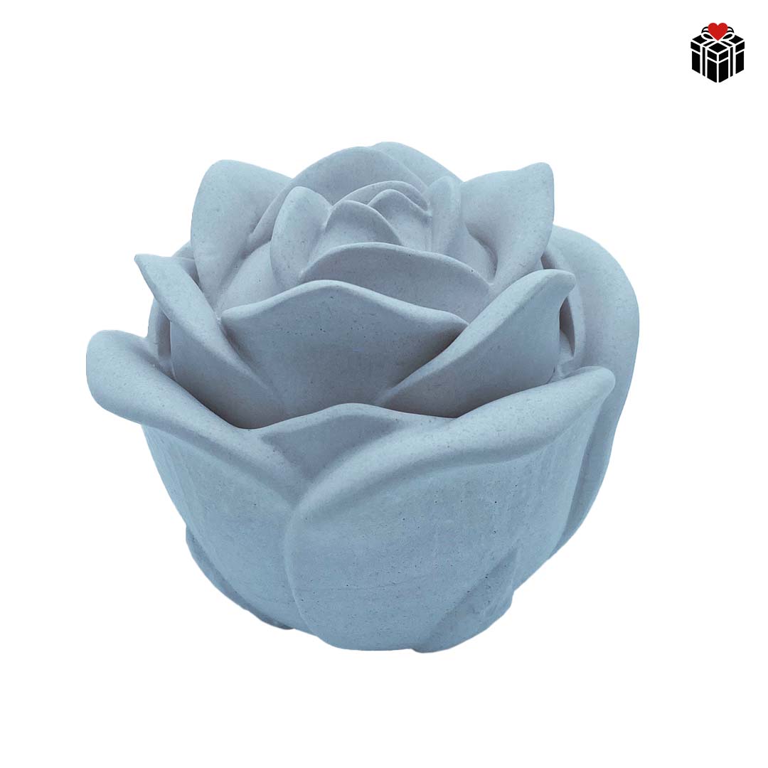 ROSENBEHÄLTER + KERZE