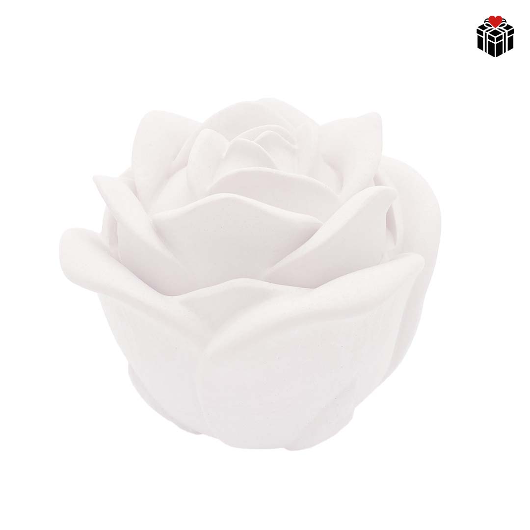 ROSENBEHÄLTER + KERZE