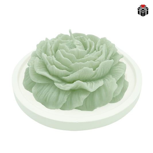 ROSENKERZE + UNTERSETZER