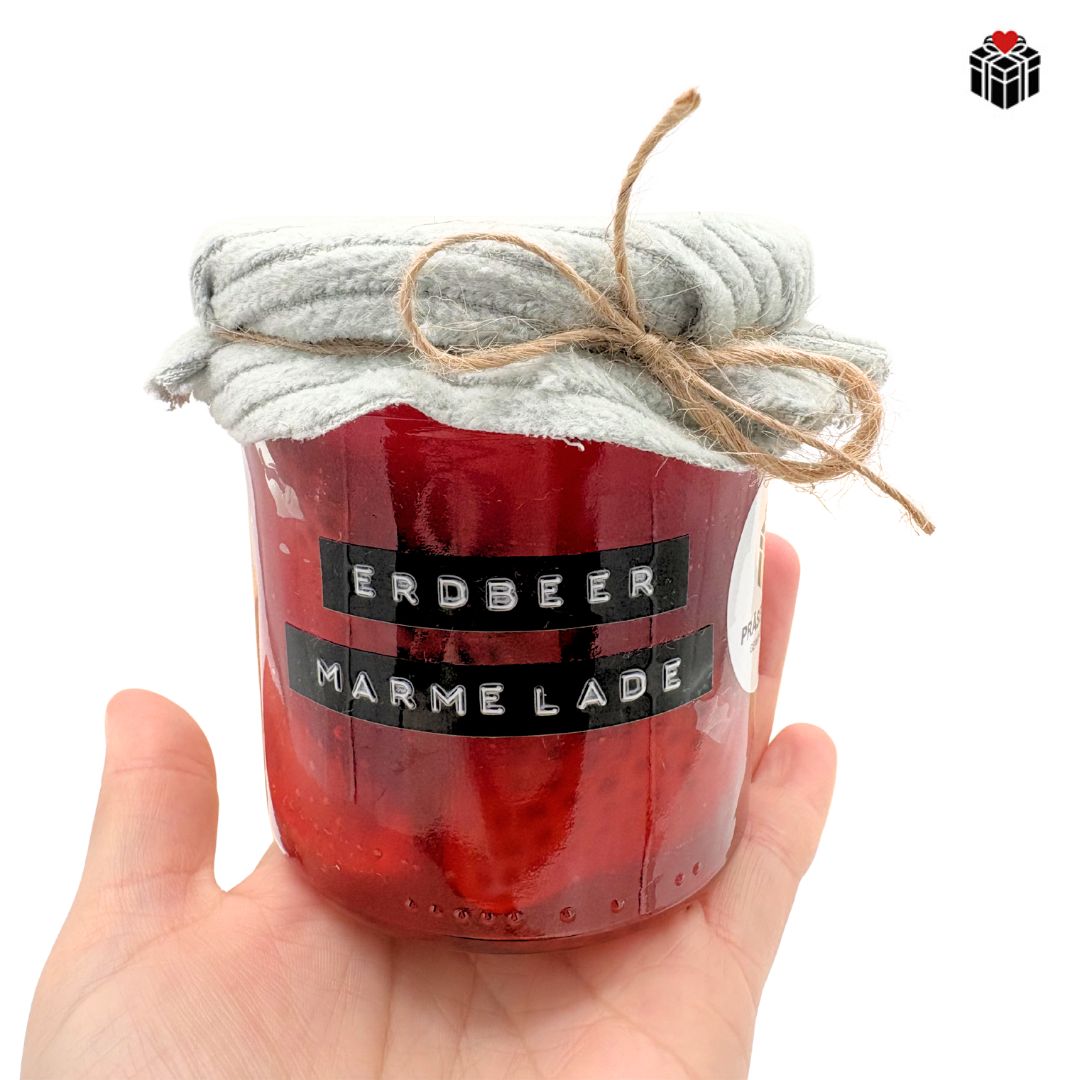 ERDBEER-MARMELADEN-KERZE