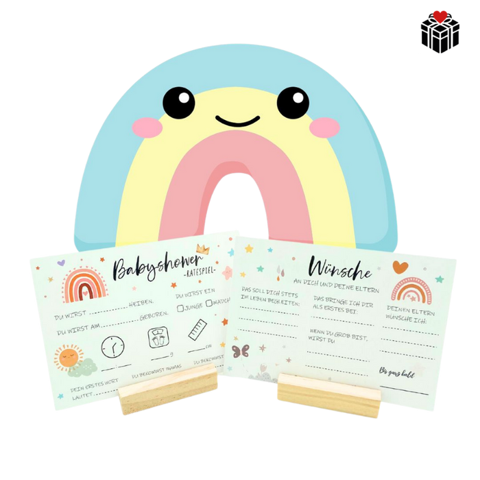 BABYSHOWER-KARTEN (5 STÜCK)