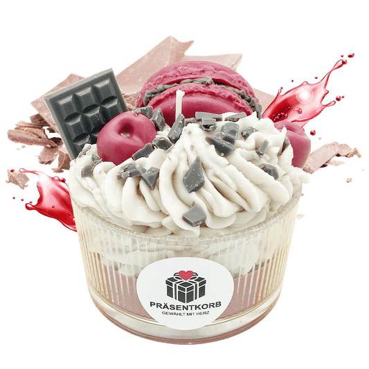 KIRSCHE-SCHOKO-DESSERT-KERZE