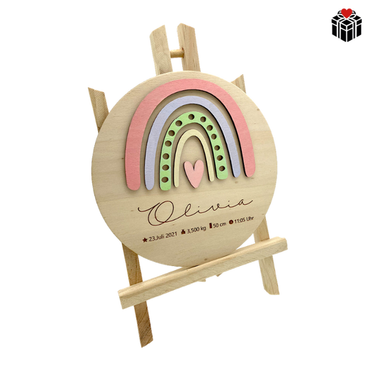 REGENBOGEN-BABYTAFEL