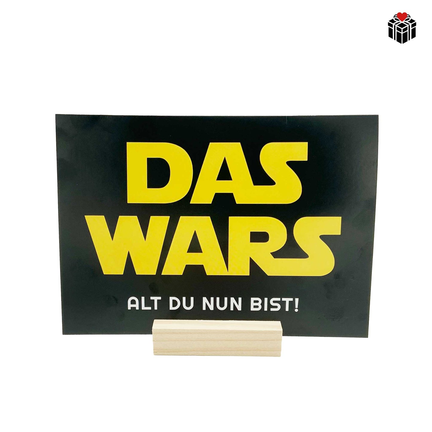 GESCHENKKARTE "DAS WARS"