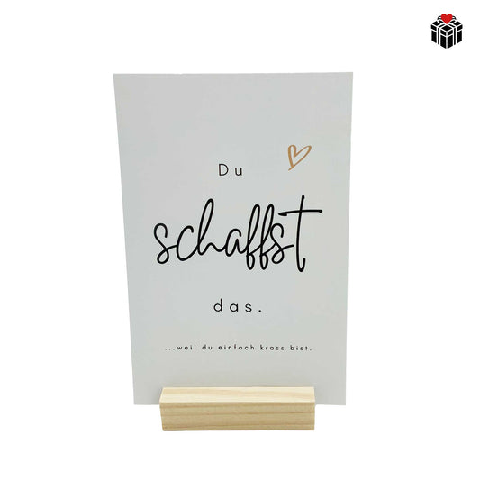 GESCHENKKARTE-DU SCHAFFST DAS!