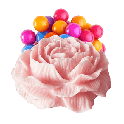 BUBBLEGUM-ROSENKERZE