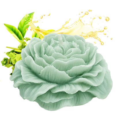 GRÜNER-TEE-ROSENKERZE