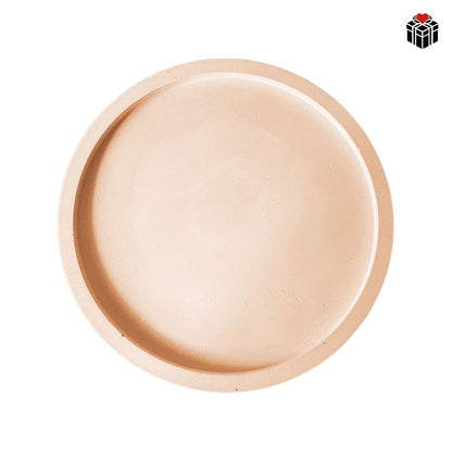 MACARON-KERZEN (3er-Pack) + UNTERSETZER
